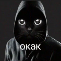Стикер: кот «окак»